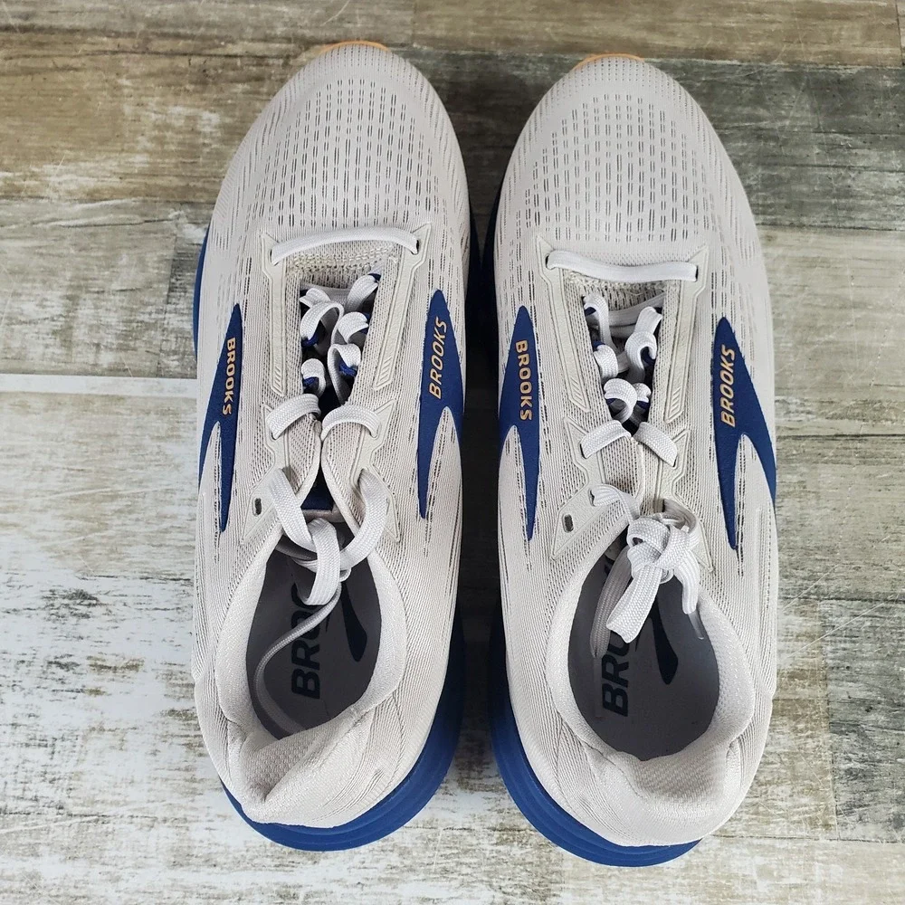 Brooks Revel 8 Mens Shoes Sz 10 D Moonbeam Blue Taffy Mesh Lace Up Sneakers